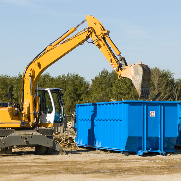 how many times can i have a residential dumpster rental emptied in Mundys Corner PA